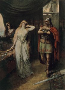 De to sto stille og så på hverandre